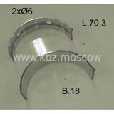 Вкладыши коренные, комплект для погрузчика E012-011-0396A Toyota 1DZ-II STD